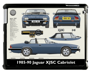 Jaguar XJSC Cabriolet 1985-90 Large Table Cover